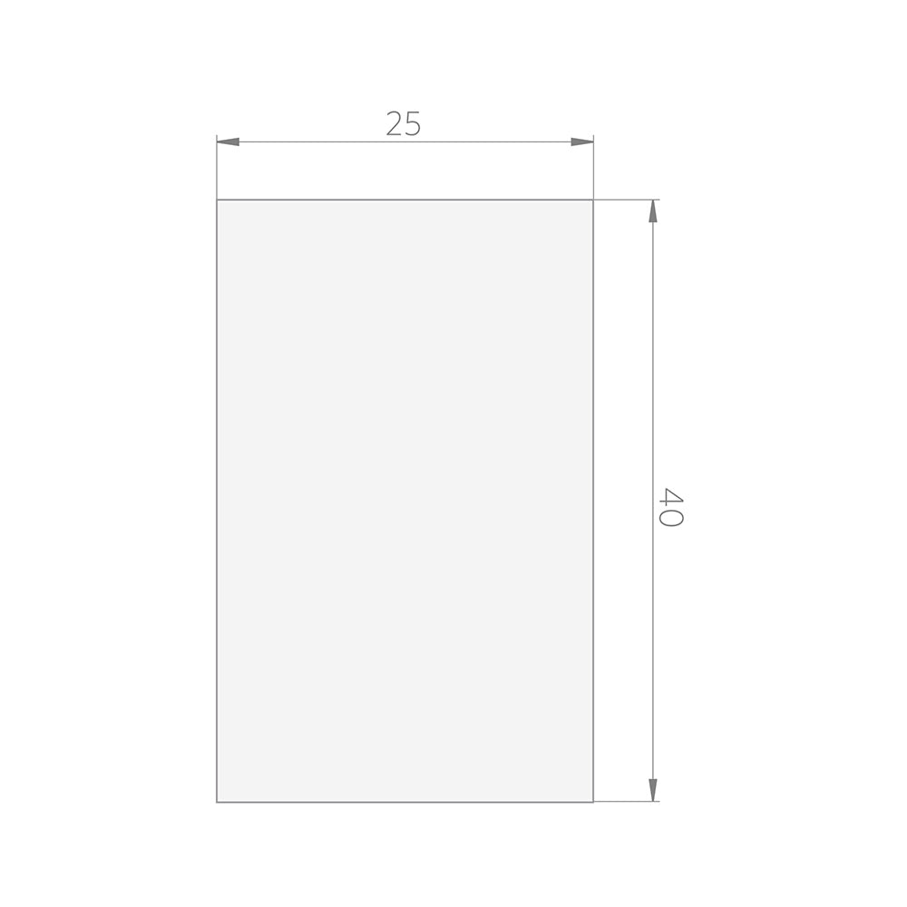 Cerámica Muro - Snow Mate Blanco 25x40