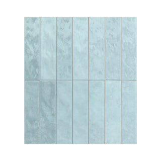 Cerámica  Muro - Brick Soho Sky Brillo  7,5 x 30