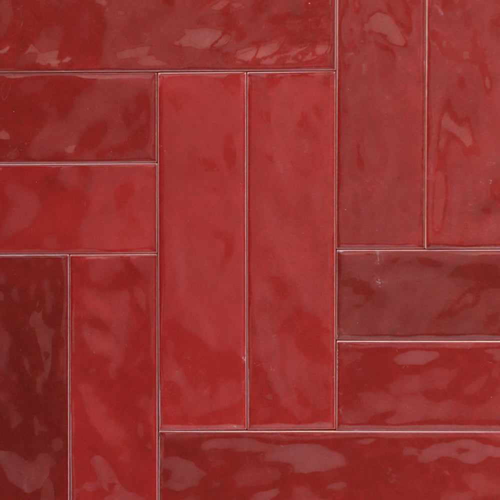 Cerámica  Muro - Soho Wine Brillo  7,5 x 30