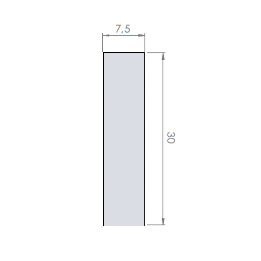 NOLITA NUDE MATE Ceramica Muro 7.5x30