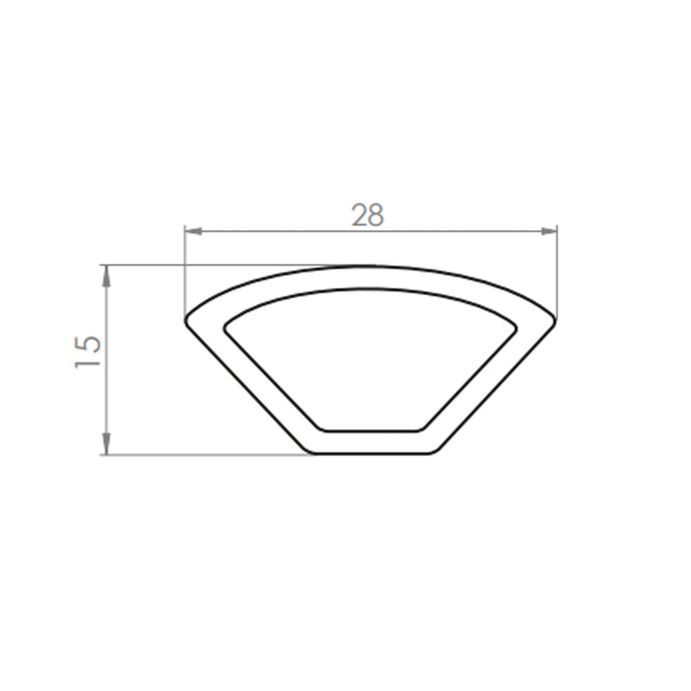 Junquillo SPC Nórdico Caramelo 2400x28x15mm