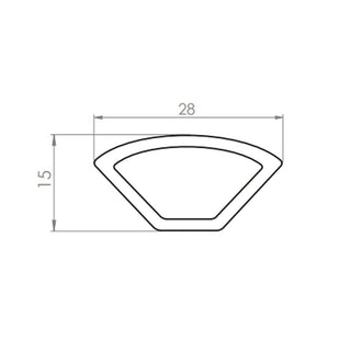 Junquillo SPC Nórdico Caramelo 2400x28x15mm