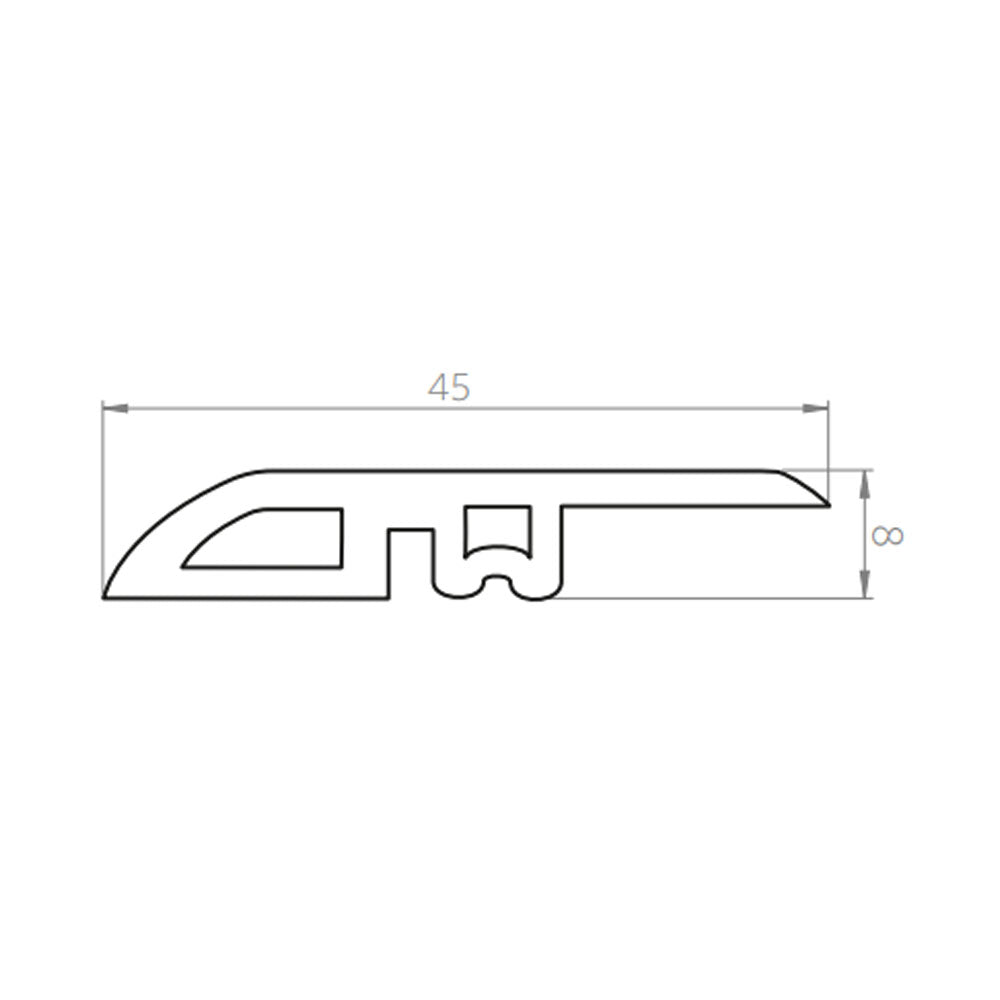 Cubrejunta Compensación Bosco Miel 2400x45x8mm