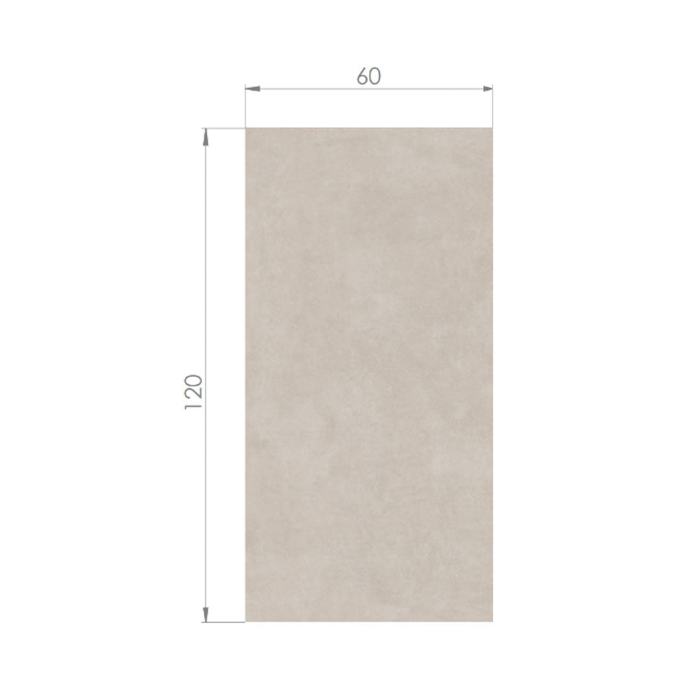 Porcelanato - Nova Beige Mate 60x120 Rectificado