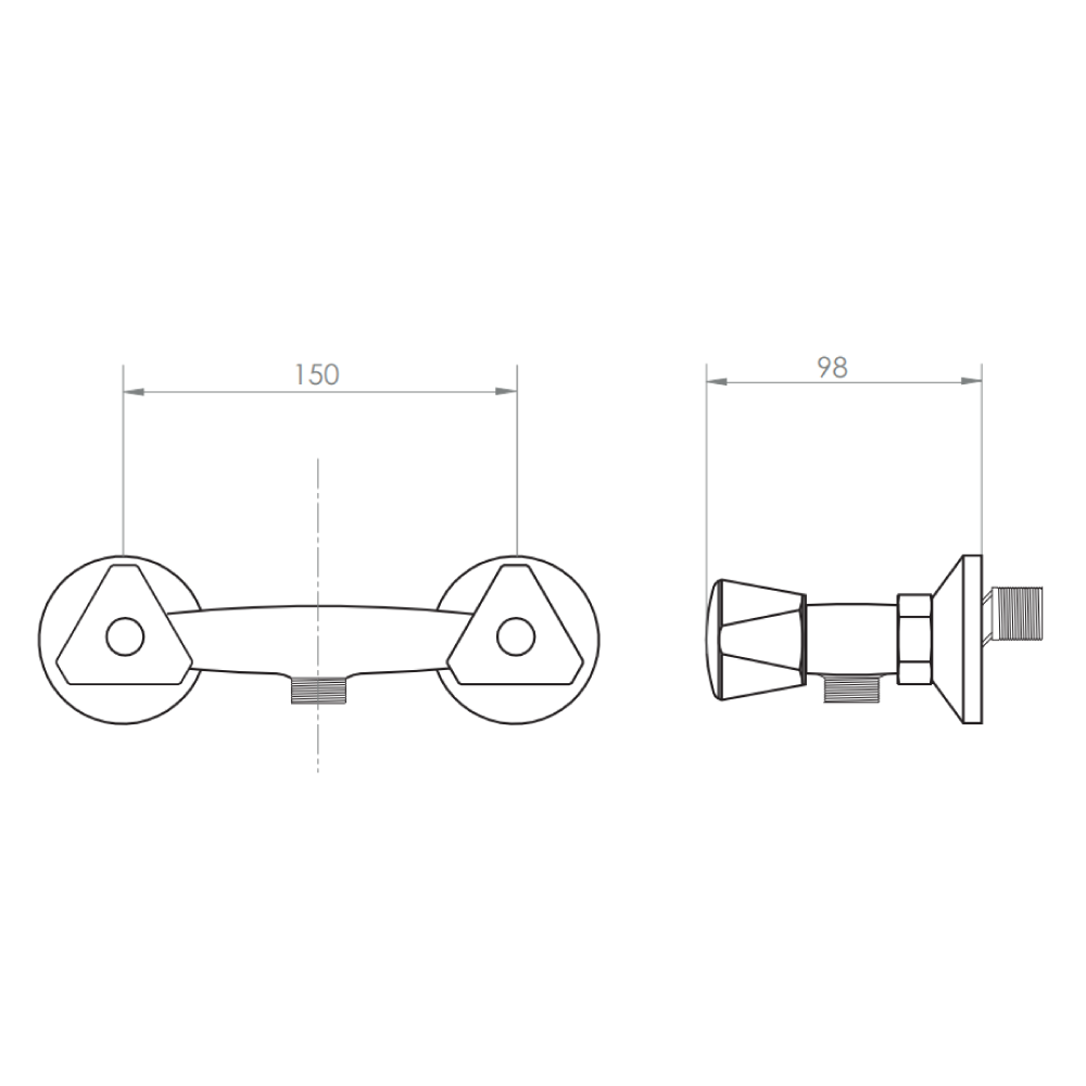 Combinación Ducha Miami Cromo