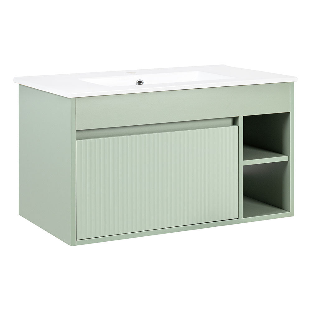 Mueble de Baño Completo Marsella Sage Green Texturado