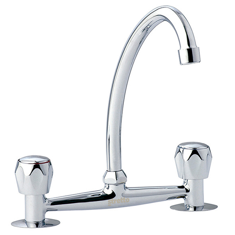 Combinación Lavaplatos 8" Mossini Metal Cromo