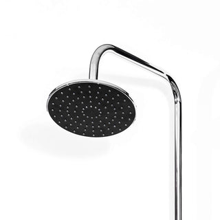 Plato Ducha 20 cm Cromo/Negro