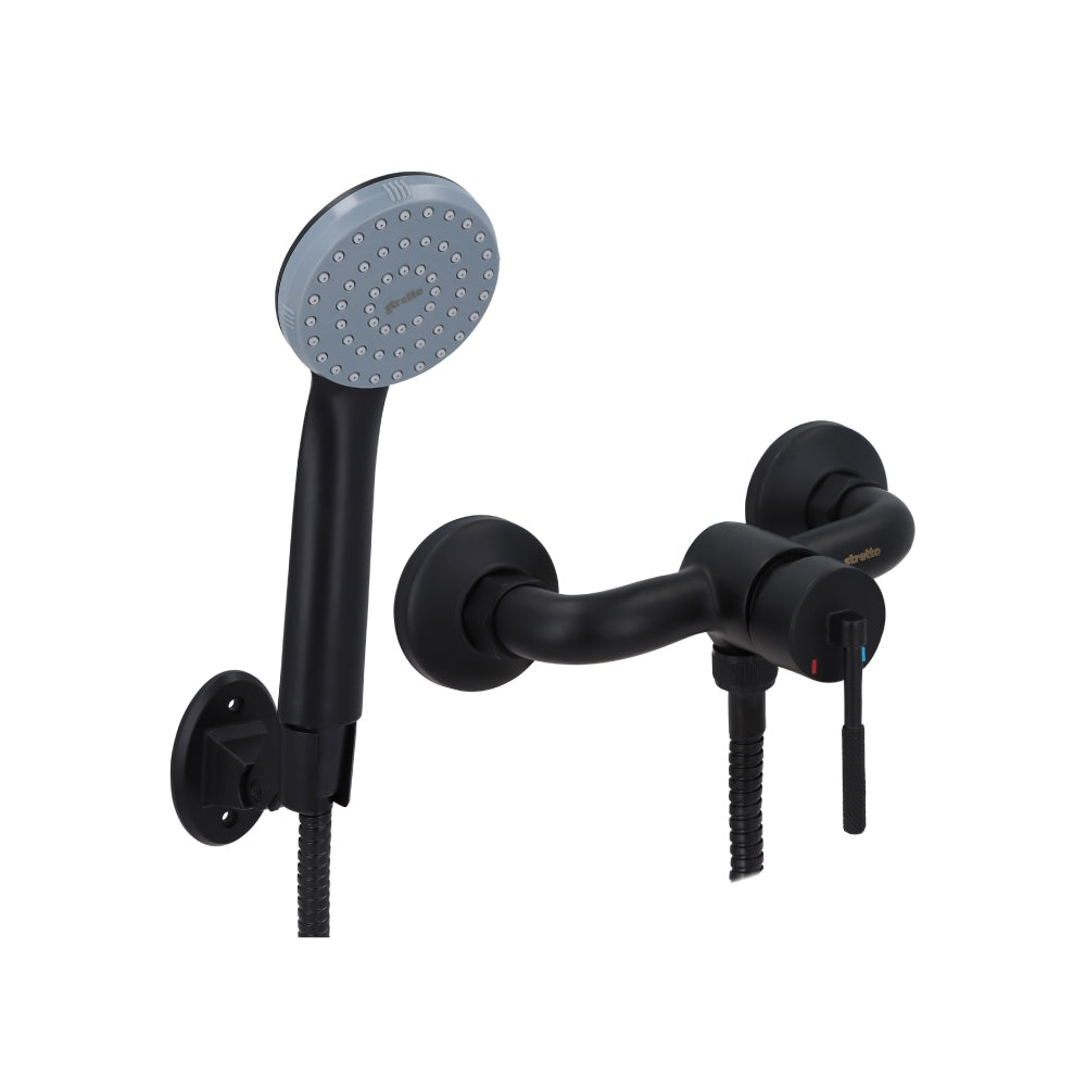 Monomando Ducha Amalfi Negro Mate