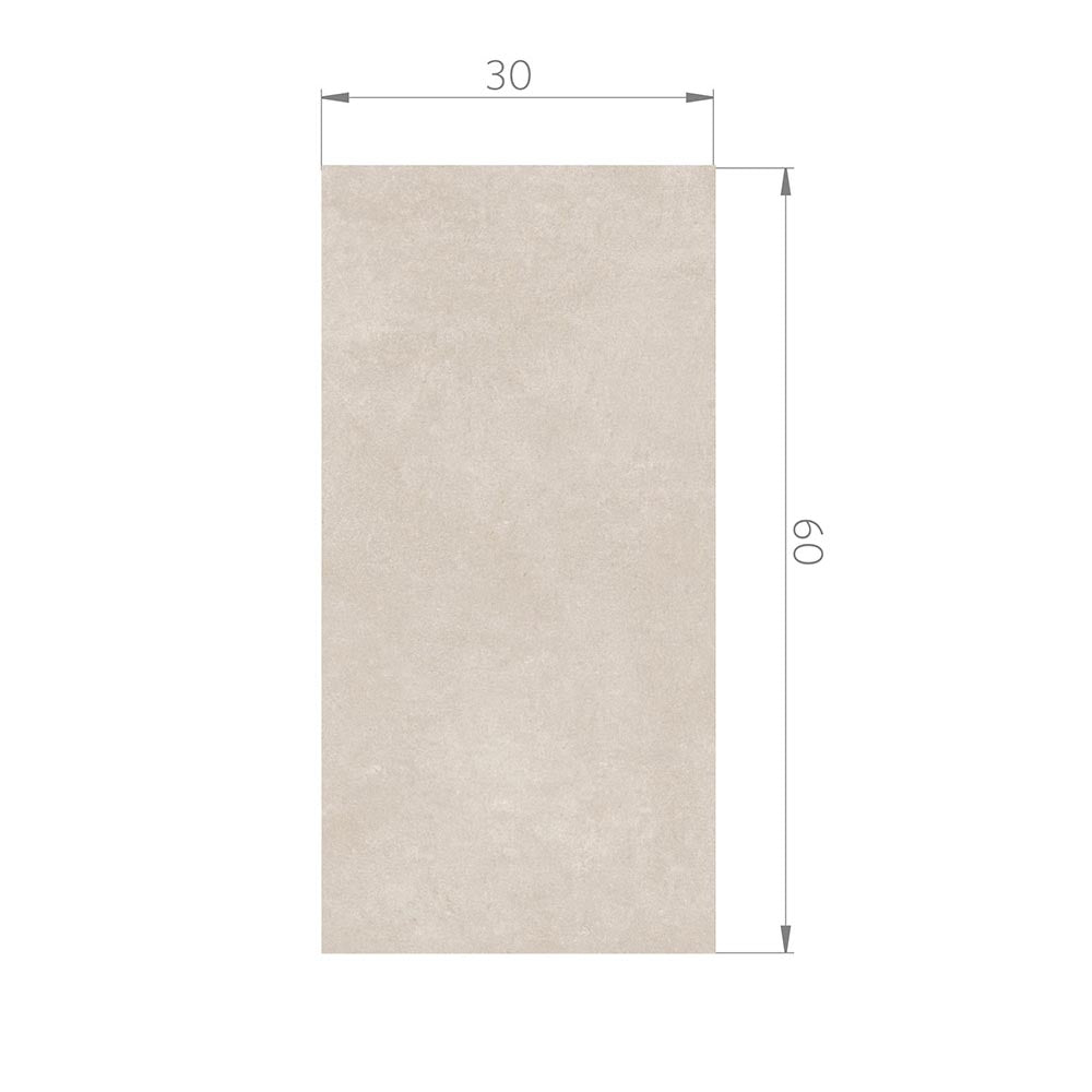 Gres Piso/Muro - Nova Beige 30x60 cm Rectificado