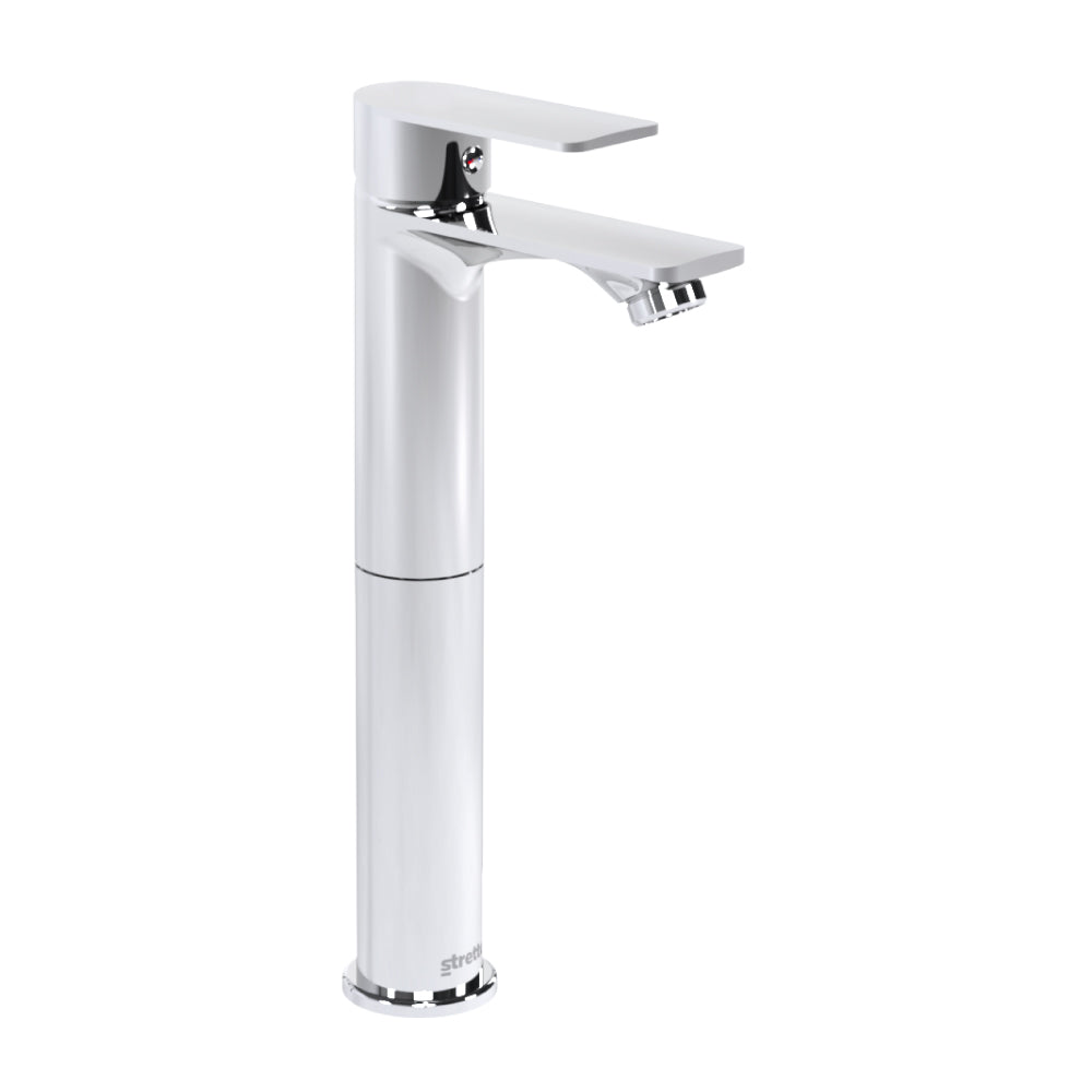 Monomando Lavamanos Alto Lucca Cromo