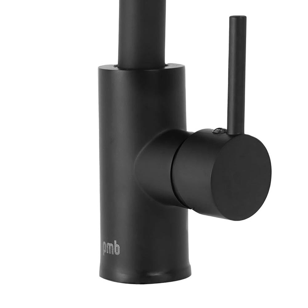 Monomando Lavaplatos Caño Recto Oregon Negro Mate