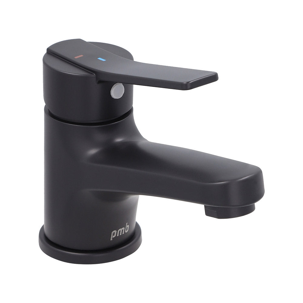 Monomando Lavamanos Dallas Negro Mate