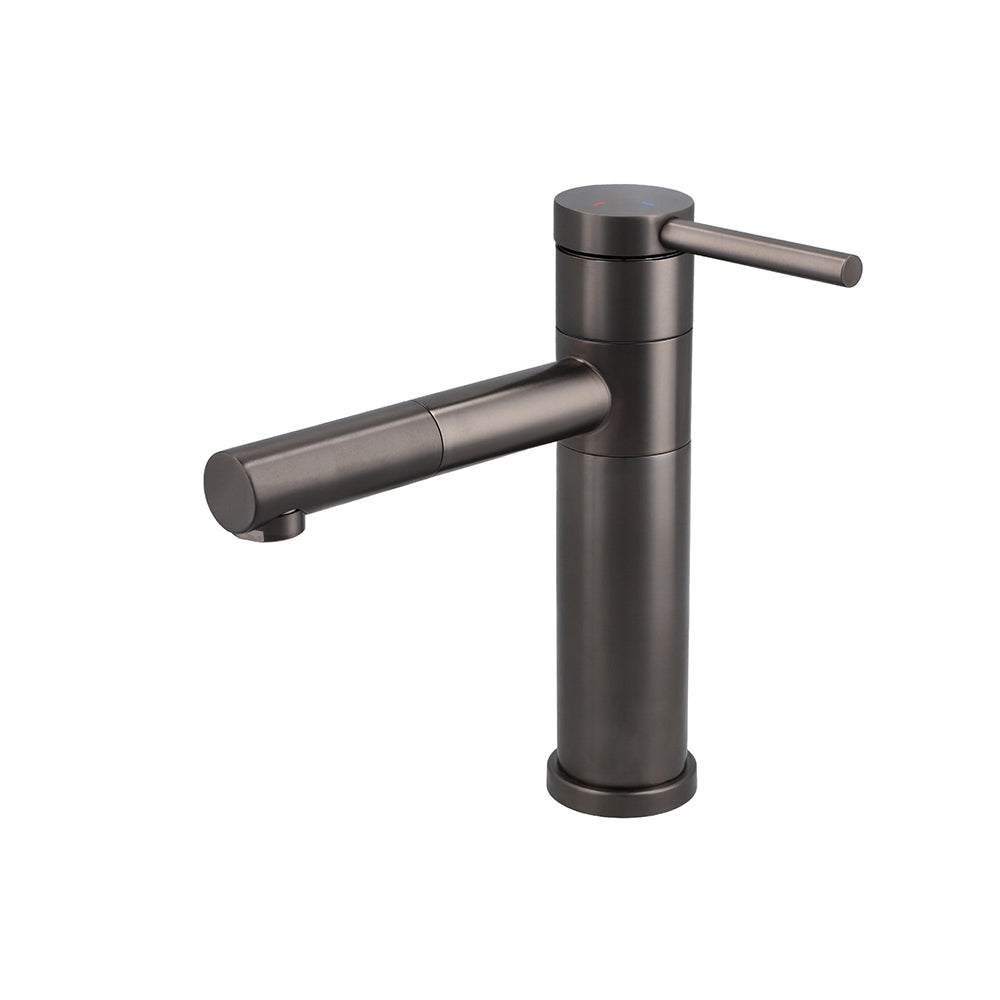 Monomando Lavamanos Brienza Grafito Austral