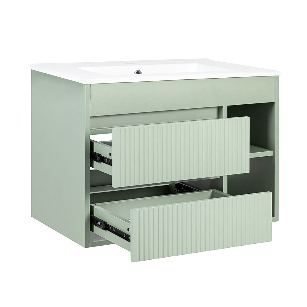 Mueble de Baño Completo Paris Sage Green Texturado