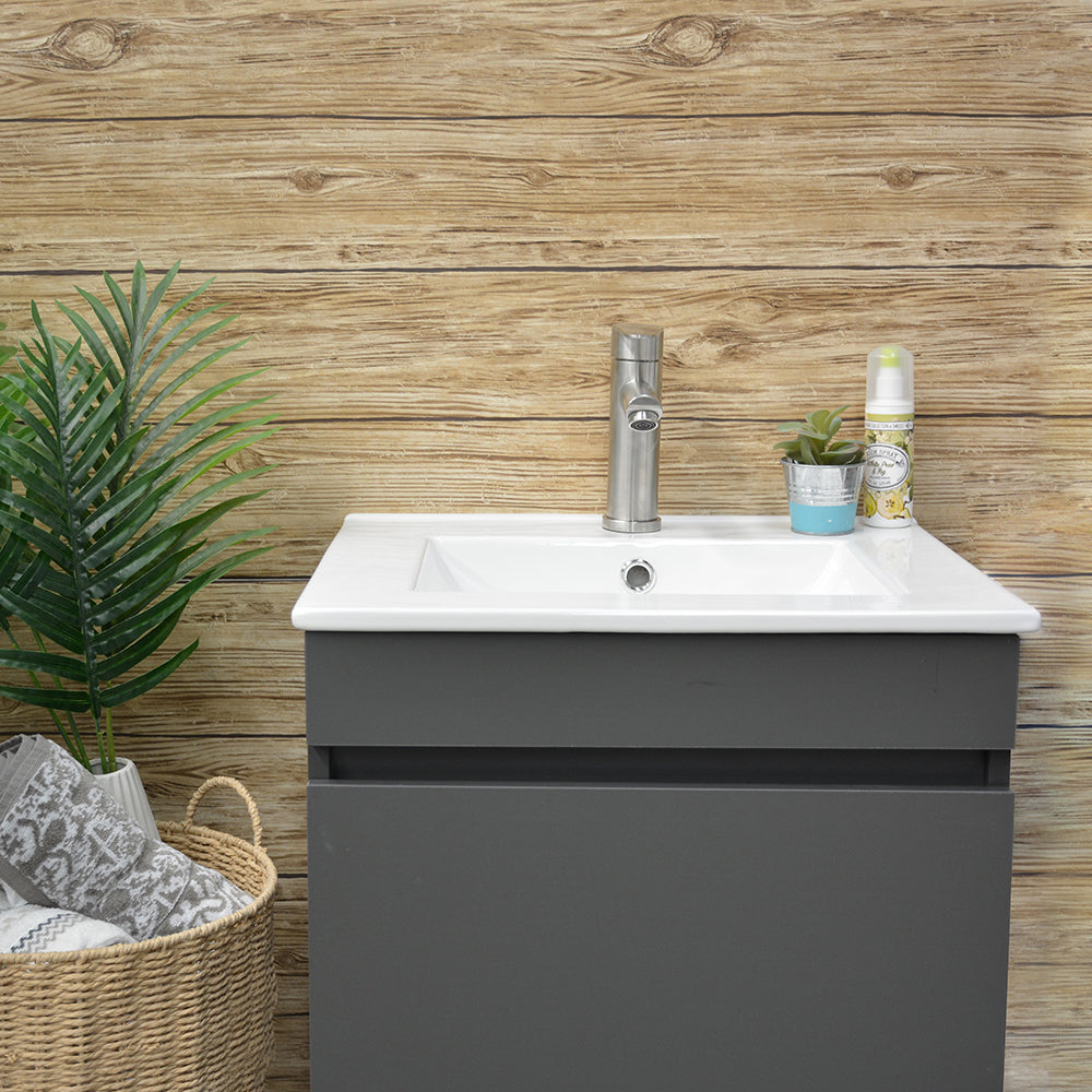 Monomando Lavamanos Vermont Inox Satinado