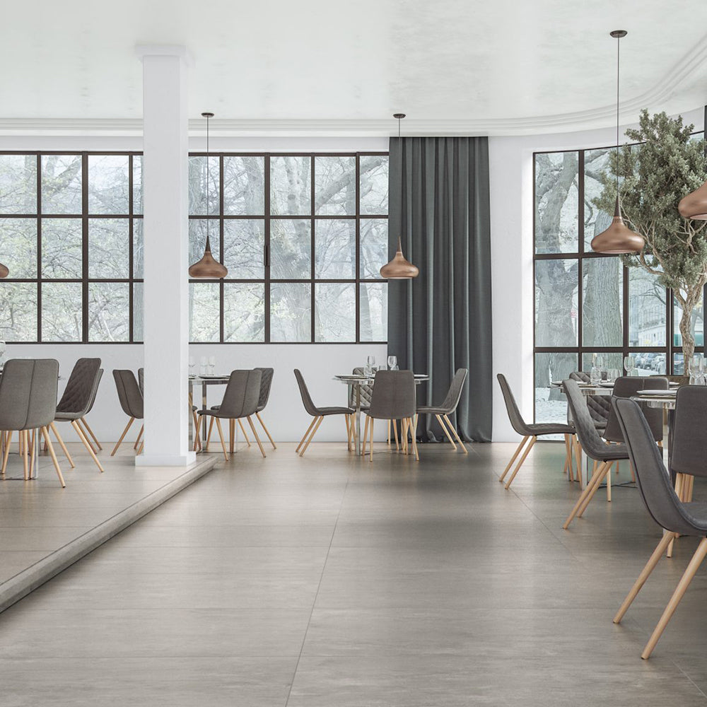 Porcelanato -  DISTRICT GRAY Mate 62;5x62;5 Rectificado
