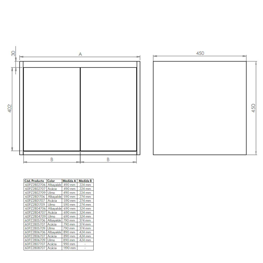 Base de Mueble Amélie