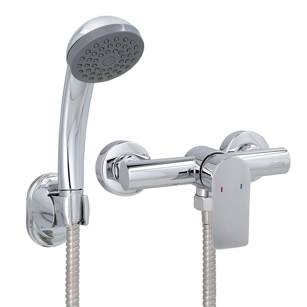 Monomando Ducha Bruna Negro Mate