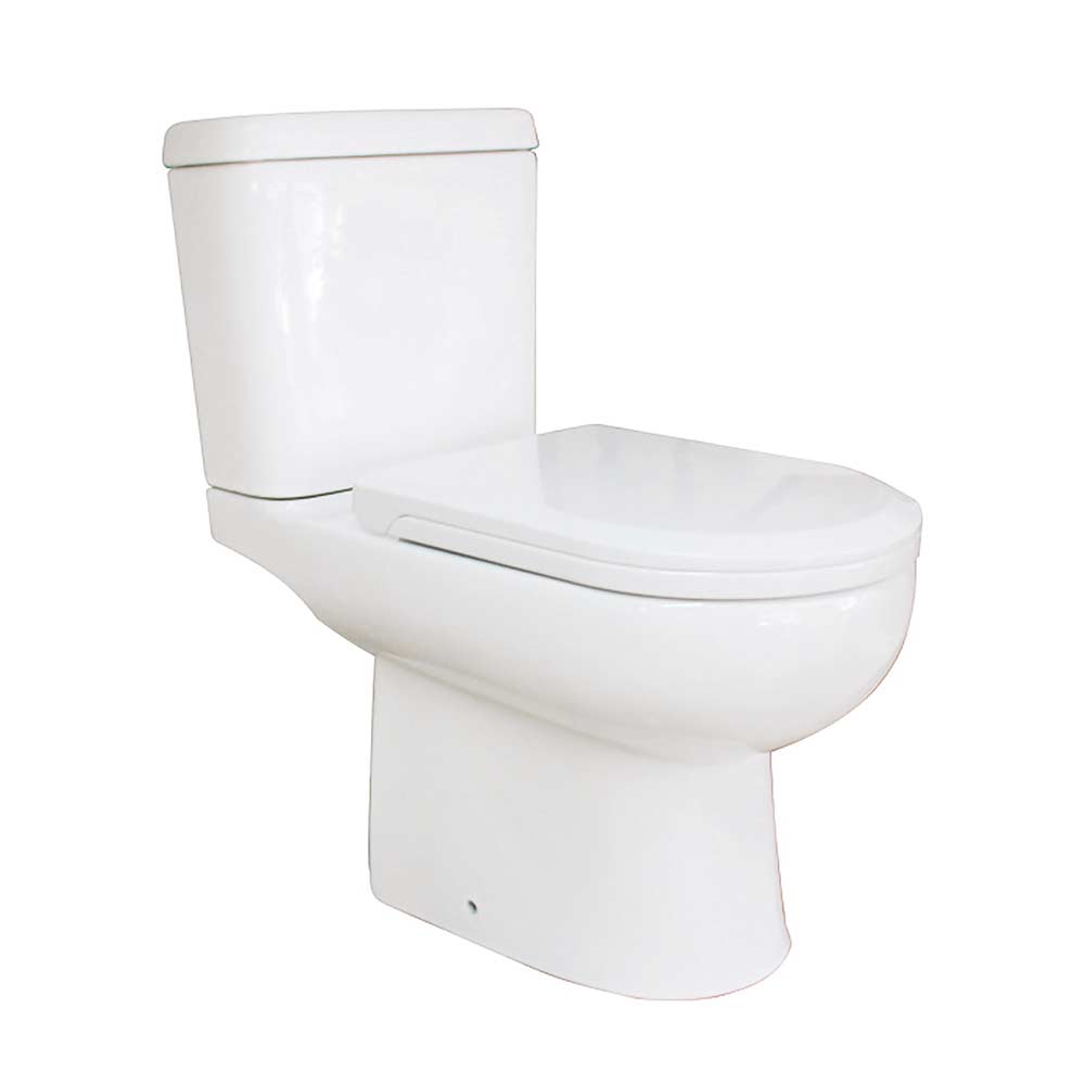 Sanitario Wc Completo Ares - Descarga a Muro (Horizontal)