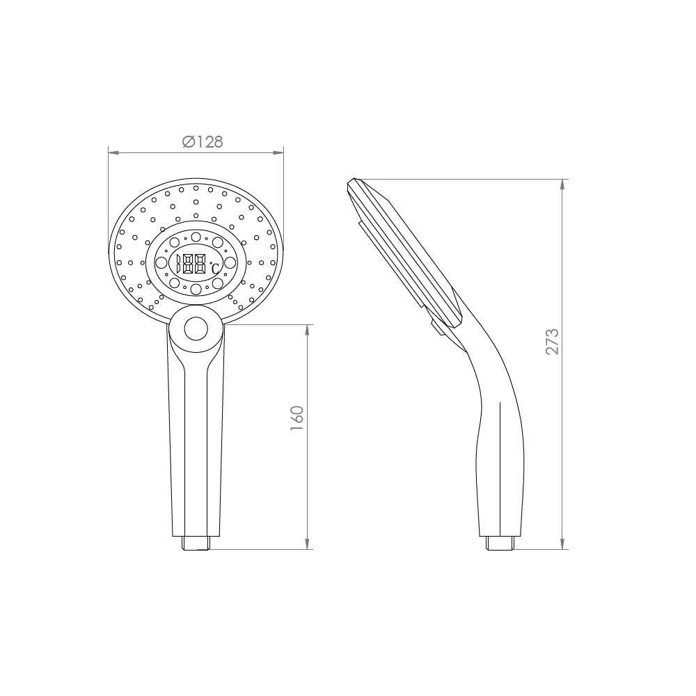 Maneral Ducha con Sensor de Temperatura