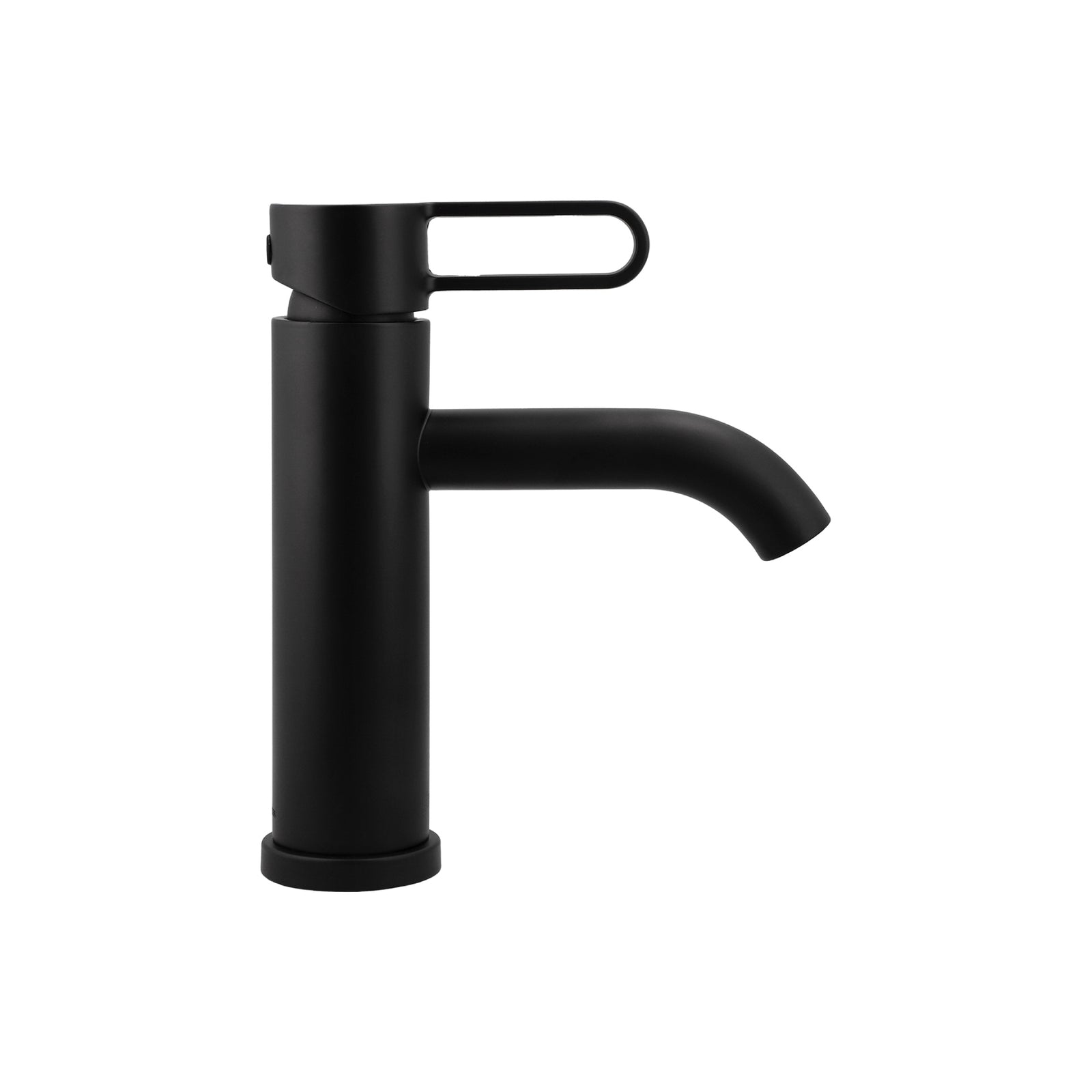 Monomando Lavamanos Rizzo Negro Mate