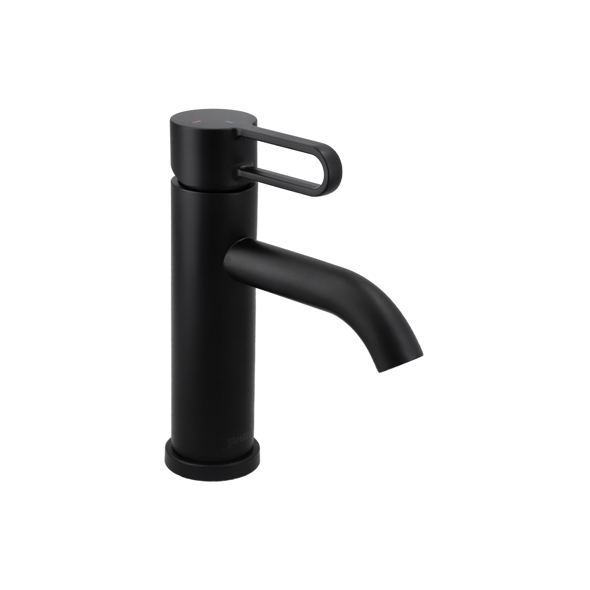 Monomando Lavamanos Rizzo Negro Mate