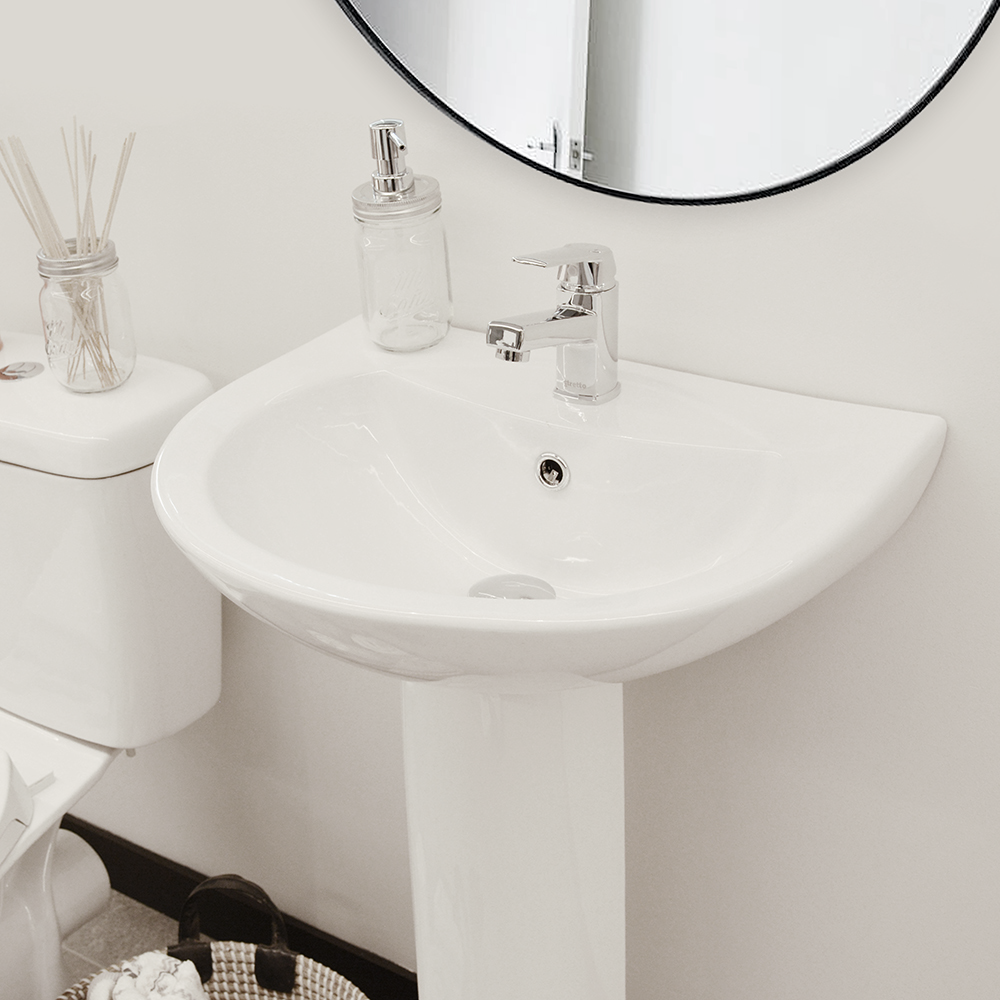 Vanitorio Mural con Pedestal Completo Aura