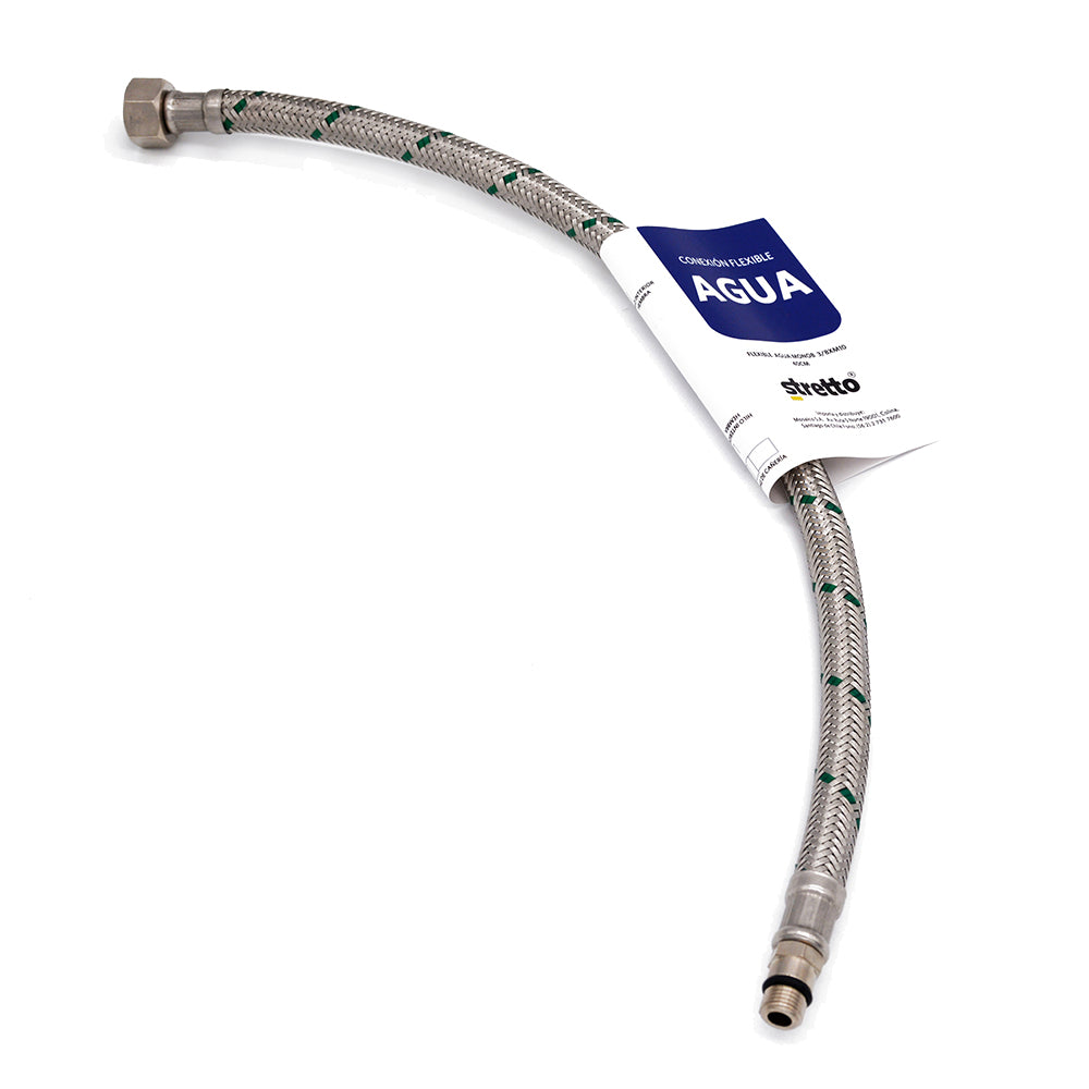 Flexible para Agua Metálico Monob Hi-Hi 3/8xM10 40cm