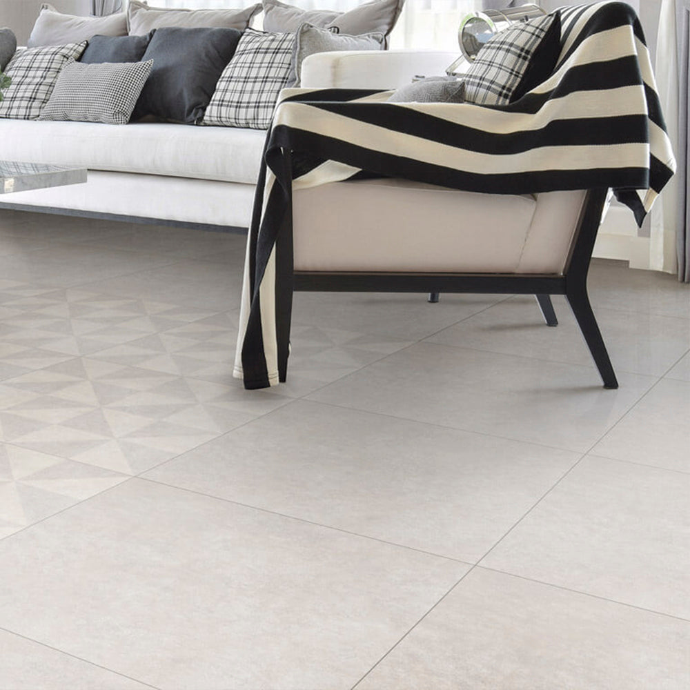 Porcelanato Mate Cement Grigio Pure 61x61 cm Rectificado